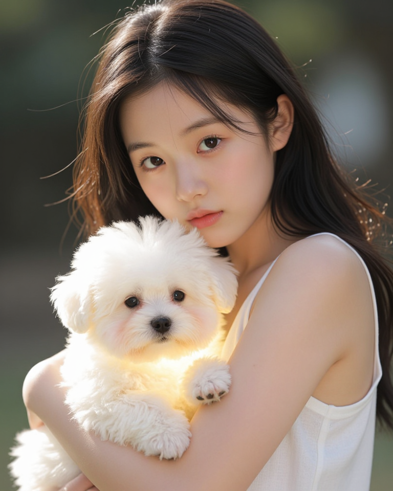 구름 강아지와의 첫 만남